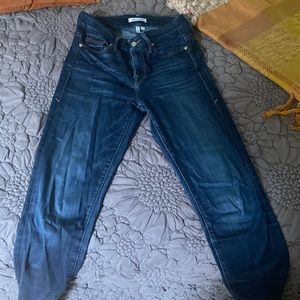 Good American skinny jeans.